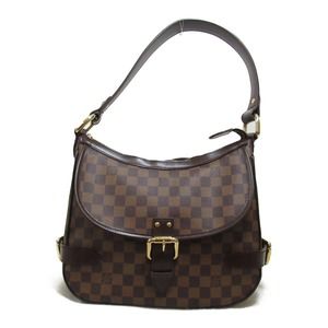 Louis Vuitton Brown Coated Bag Highbury PVC Damier Canvas Shoulder